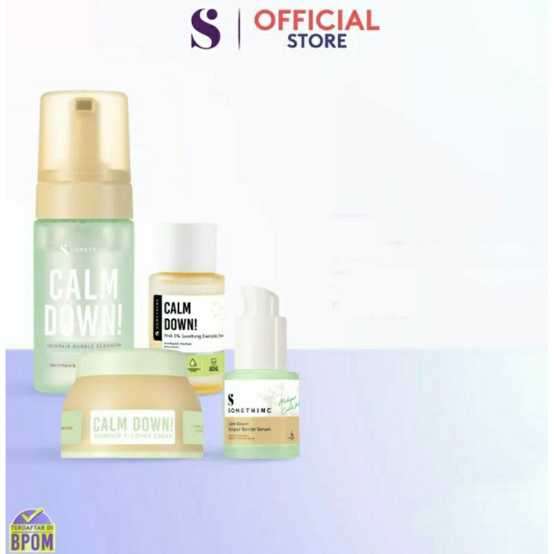 Somethinc Calm Down Series | Moisturizer | Cleanser | Serum | PHA 3% Soothing Everyday Toner | Skinp