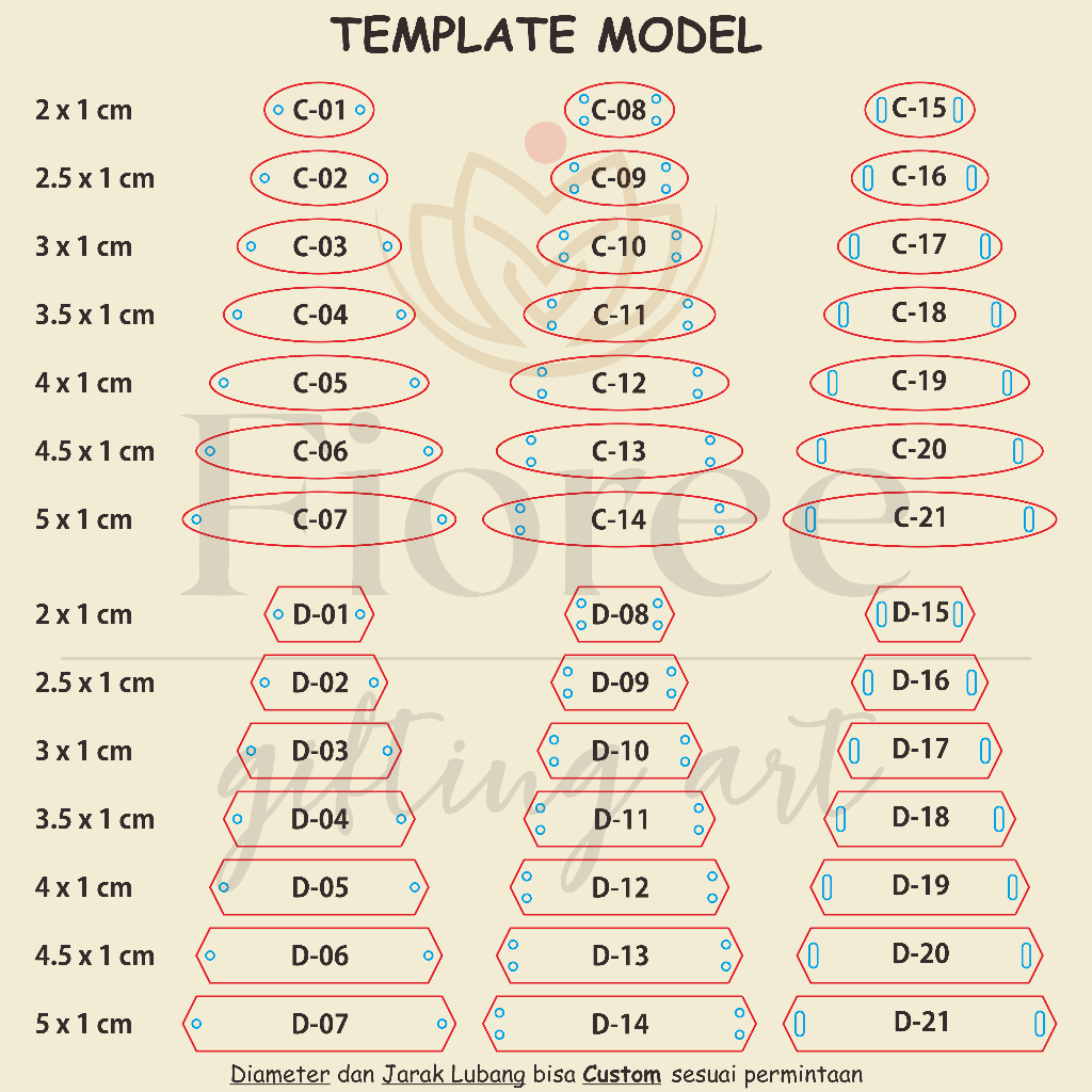 COD | Label Hijab Akrilik | Label Hijab Branding | Custom Cutting Label | Fioree gift