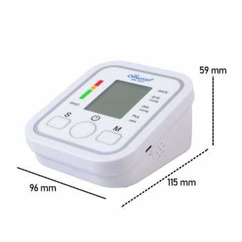 Tensimeter Digital LCD Display Pengukur Tekanan Darah Electronic Sphygmomanometer / Tensi Darah Digital Omicron Alat Cek Tekanan Darah Otomatis / Blood Pressure Monitor / Tensi Meter Digital Pergelangan Tangan / Alat Cek Gula Darah Kolesterol Asam Urat