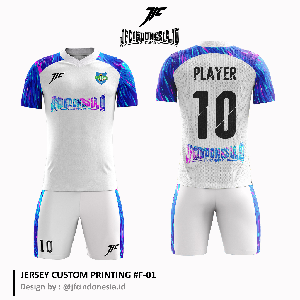 JERSEY FUTSAL CUSTOM FULL PRINTING