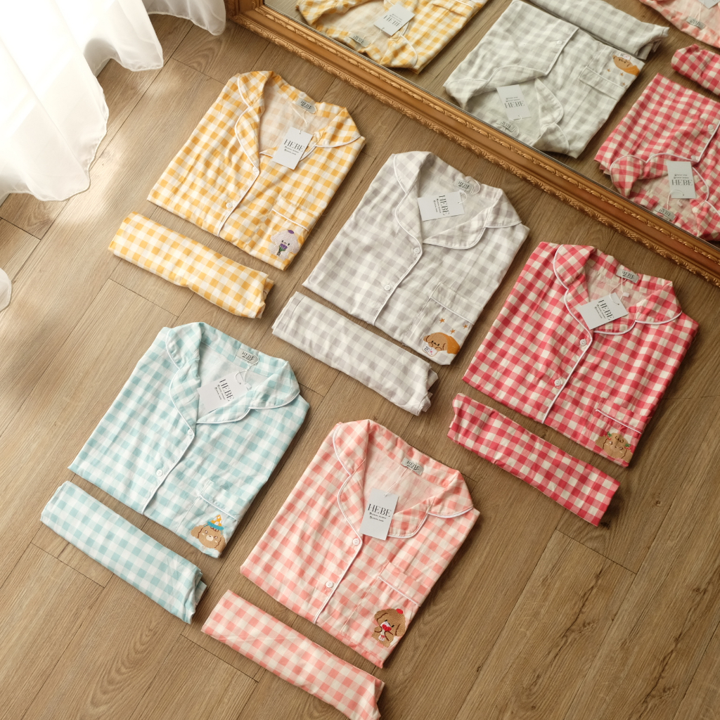 Kids Bordir Pajamas Jepang - ( Poodle , Snow , Teddy ) Part 2