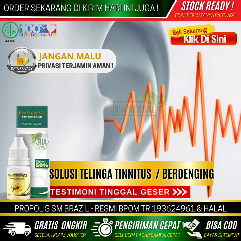 Obat Telinga Tinnitus, Obat Tinnitus Telinga Berdenging, Obat Tetes Telinga Otitis Media, Obat Telin