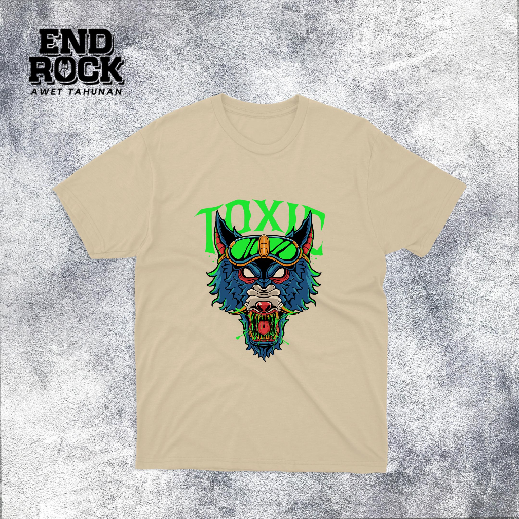 Kaos Distro Original EndrockTema Toxic DTFS164