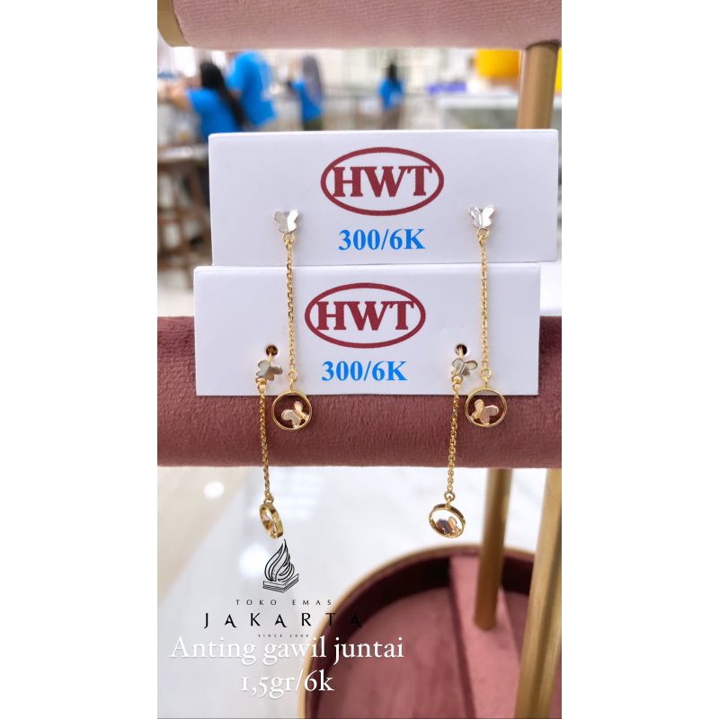 Anting Gawil Juntai 6K ll 1,5 Gram