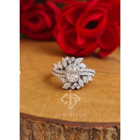 Cincin Berlian Eropa Model Hillary Setting - JB Berlian (GIA Sertifikat)