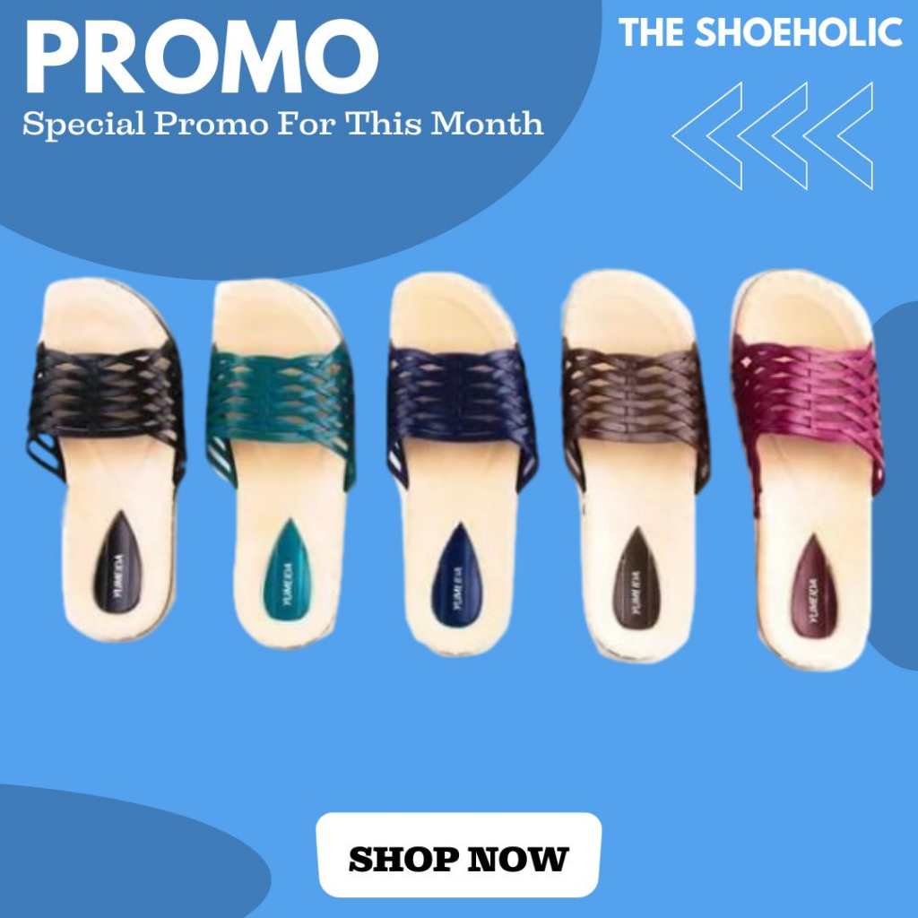 PROMO Yumeida LD 8062 L Sandal Flat Wanita