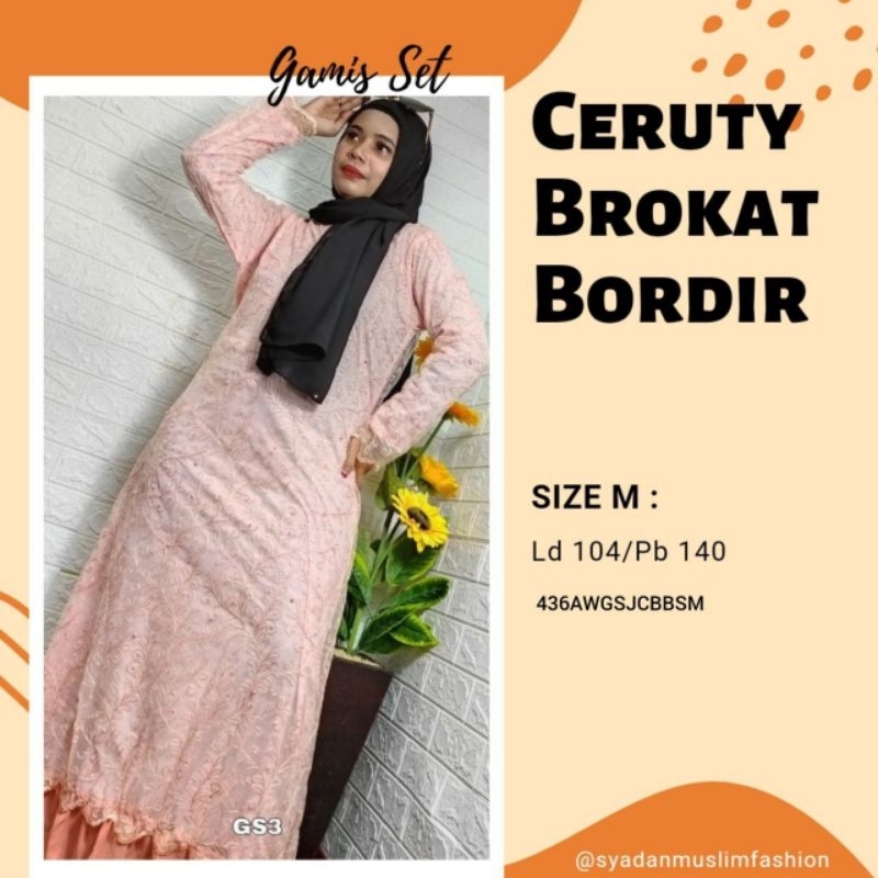 Gamis Brokat Ori by Ozias