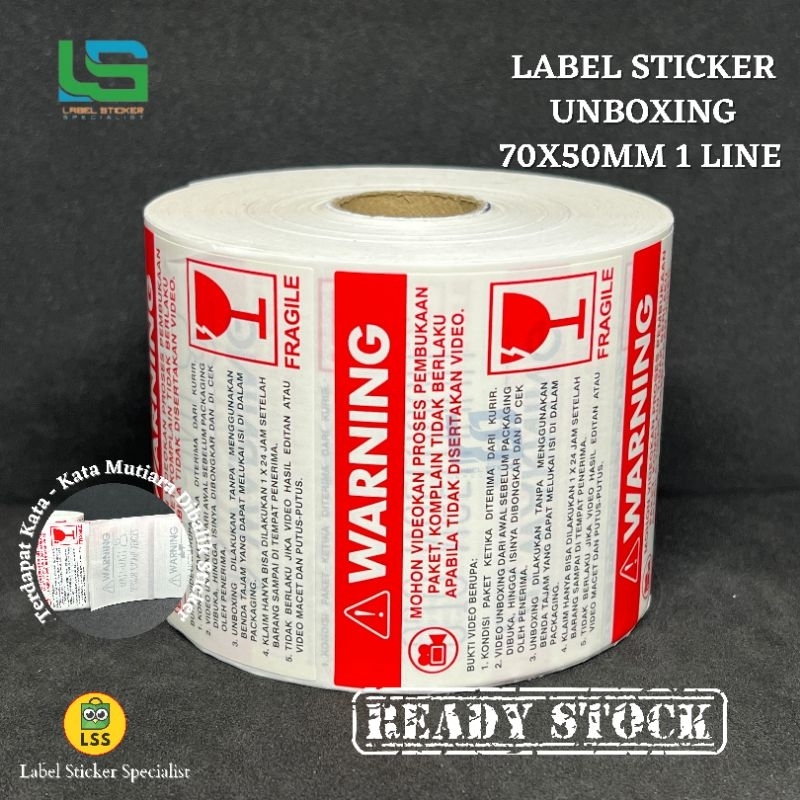 

Stiker Unboxing Stiker Label Unboxing Stiker Pengiriman Unboxing 70X50 MM