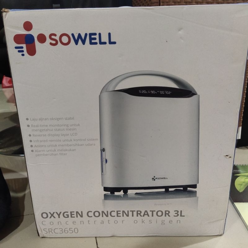 SALE SOWELL OXYGEN CONTETRATOR 3 L