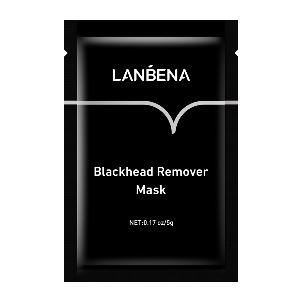 [10 Pcs] LANBENA Blackhead Remover Masker Komedo Pada Area Hidung Dahi dan Dagu