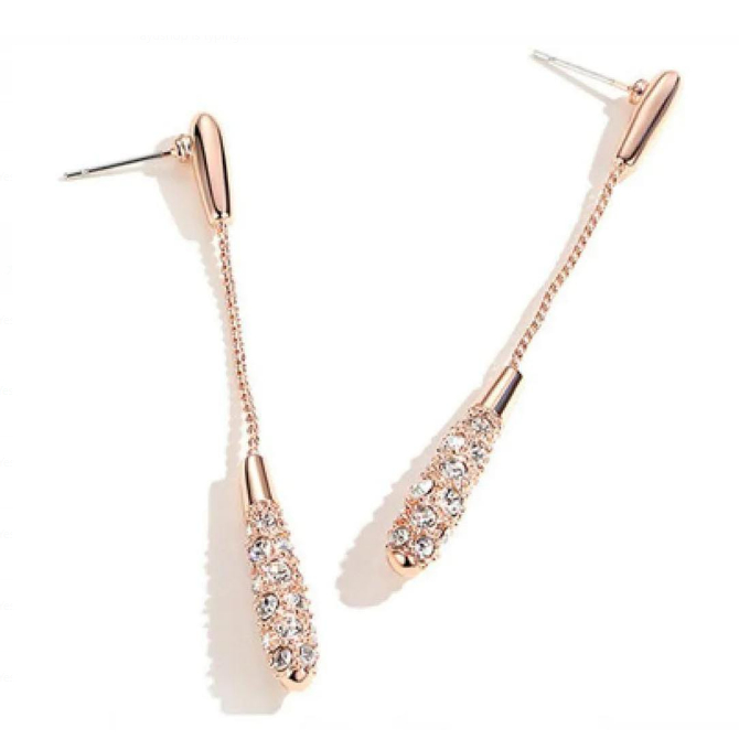 DHIO - Sepasang anting modis elegan wanita korea