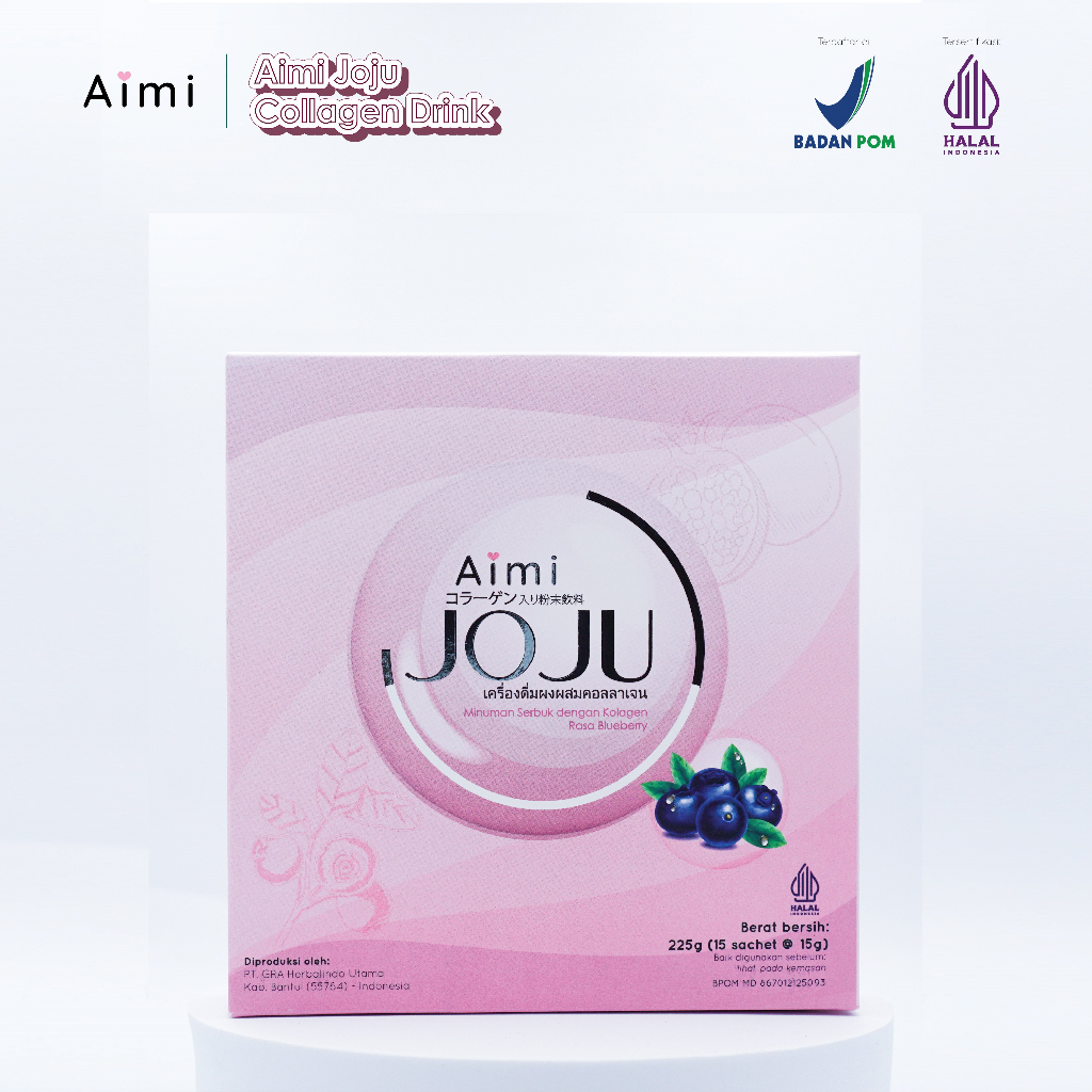 SACHET - Aimi Joju Collagen Drink - Rasa Blueberry