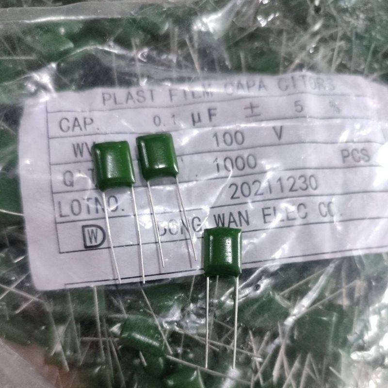 104n 100v milar capasitor isi 1000pcs