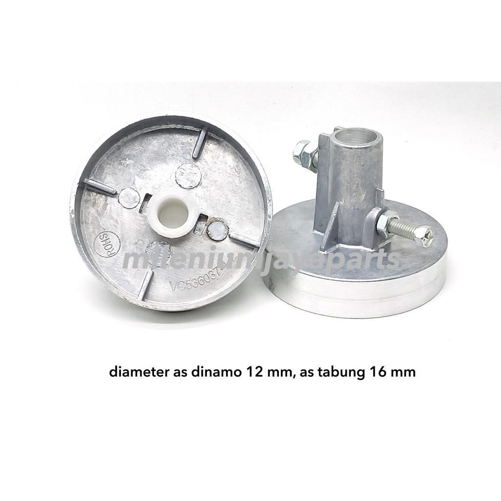 Puli PULLY TIANG AS MOTOR DINAMO Spin Pengering Mesin Cuci LG as 12 mm