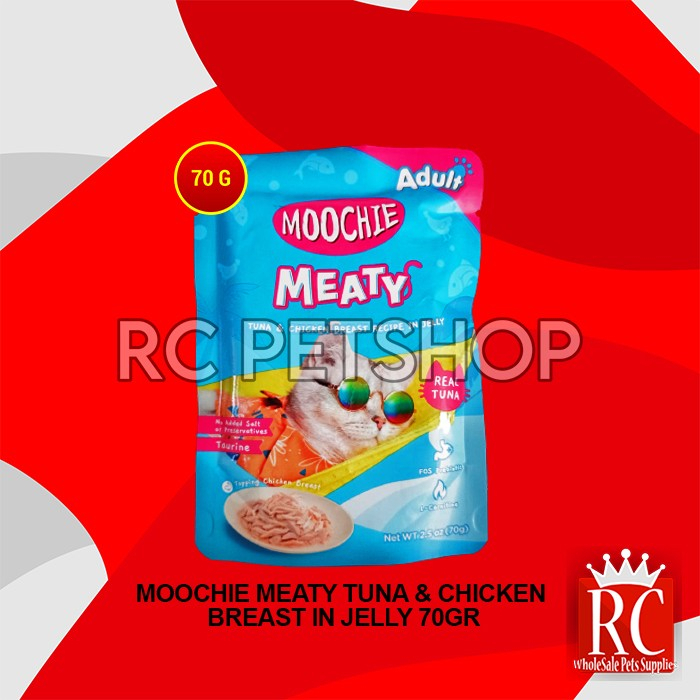 Makanan Basah Kucing Moochie Wet Food Pouch Sachet 70 Gram