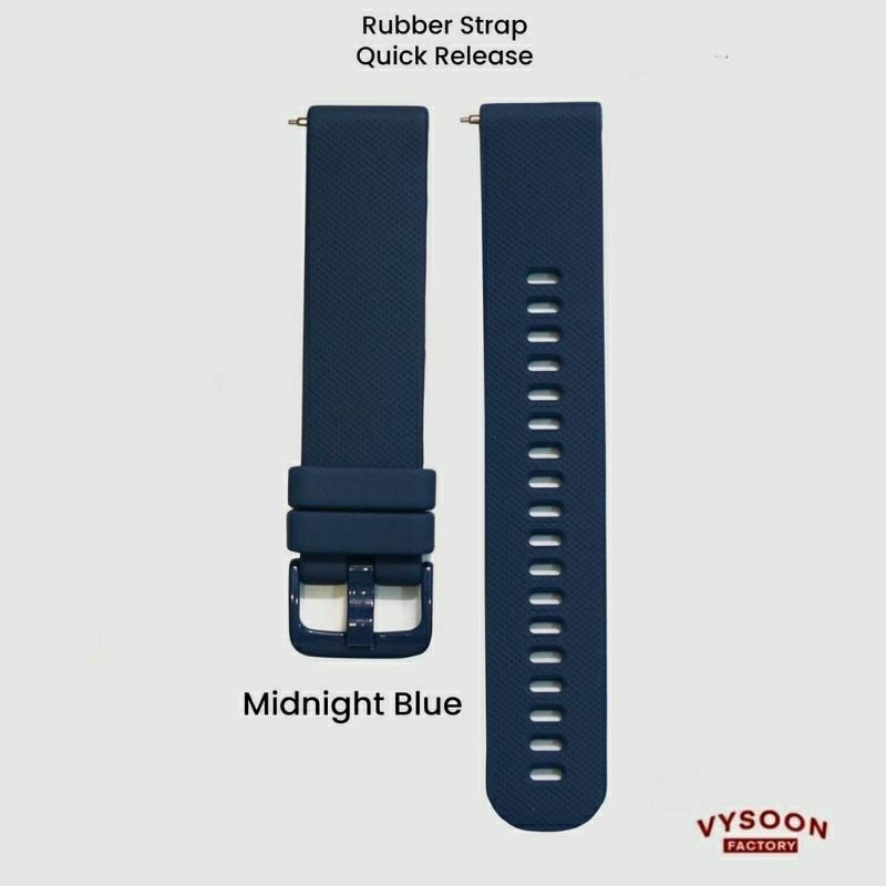 Strap 18mm 20mm 22mm Universal Bahan Silikon Lentur - Tali jam tangan