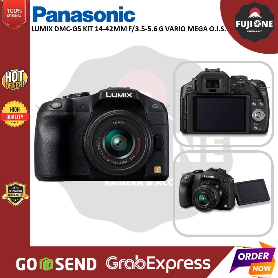 Panasonic DMC-G5 Kamera Mirrorless dengan Sensor Micro Four Thirds 16MP