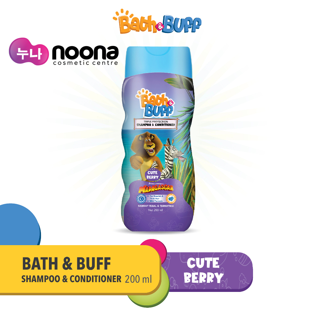 BATH &amp; BUFF SHAMPOO &amp; CONDITIONER 200ML