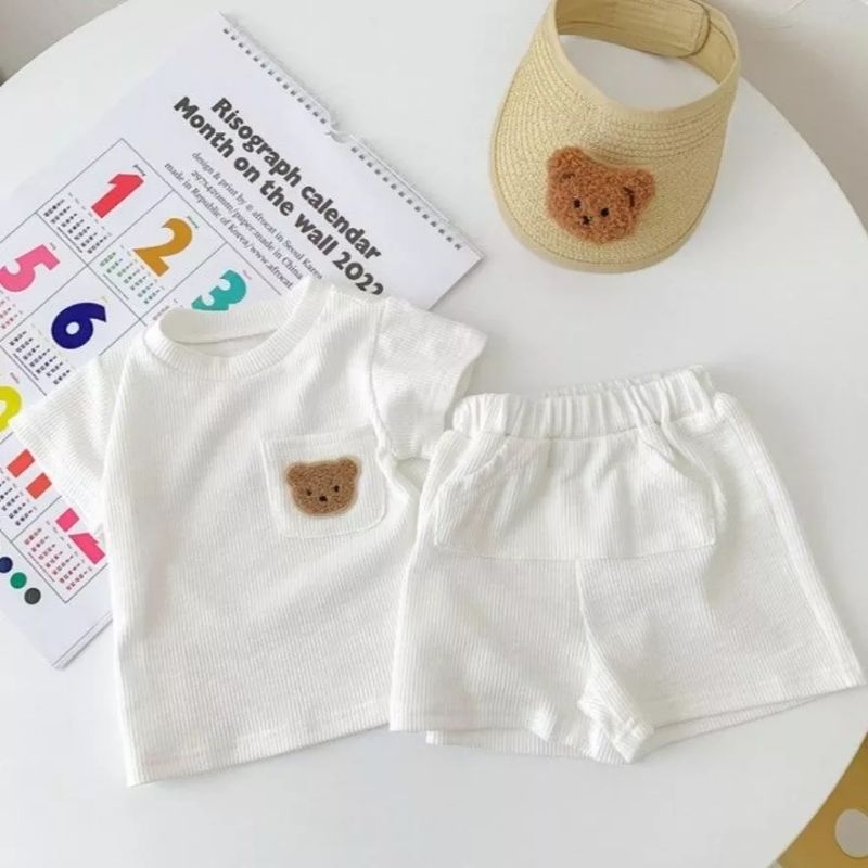 Setelan Anak Bayi Beruang 6-24 Bulan