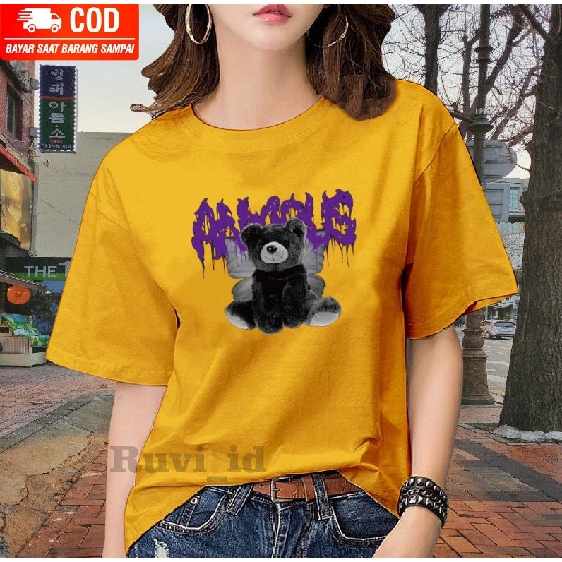 Ruvi_id-KAOS OVERSIZE / BELI 3 GRATIS HEADSET EXTRA BAS / KAOS BERUANG KEKINIAN / KAOS WANITA JUMBO / KAOS PRIA DISTRO / KAOS KOREAN STYLE / T-SHIRT RECOMMENDED / T-SHIRT WANITA IMPORT / KAOS OBLONG / BAJU MURAH