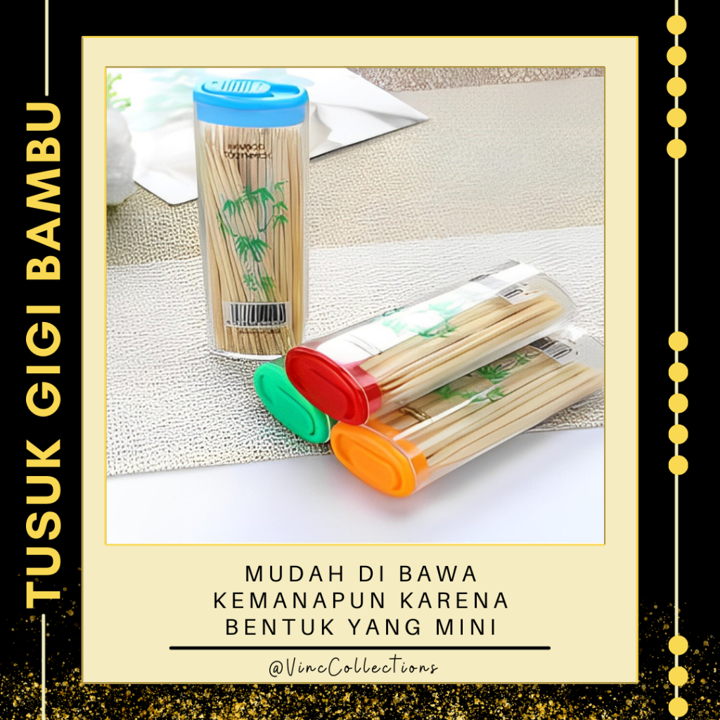 Tusuk Gigi Bambu Refill isi ± 80 pcs / Pembersih Gigi Bambu / Tusuk gigi bambu toothpick wholesale grosir restaurant hotel premium / tusuk gigi harga grosir isi +- 80 batang ( 1 pak +-80 barang) / TUSUK GIGI - BAMBU - 1PAX +-80PCS / Tusuk Bambu Gigi Tahan