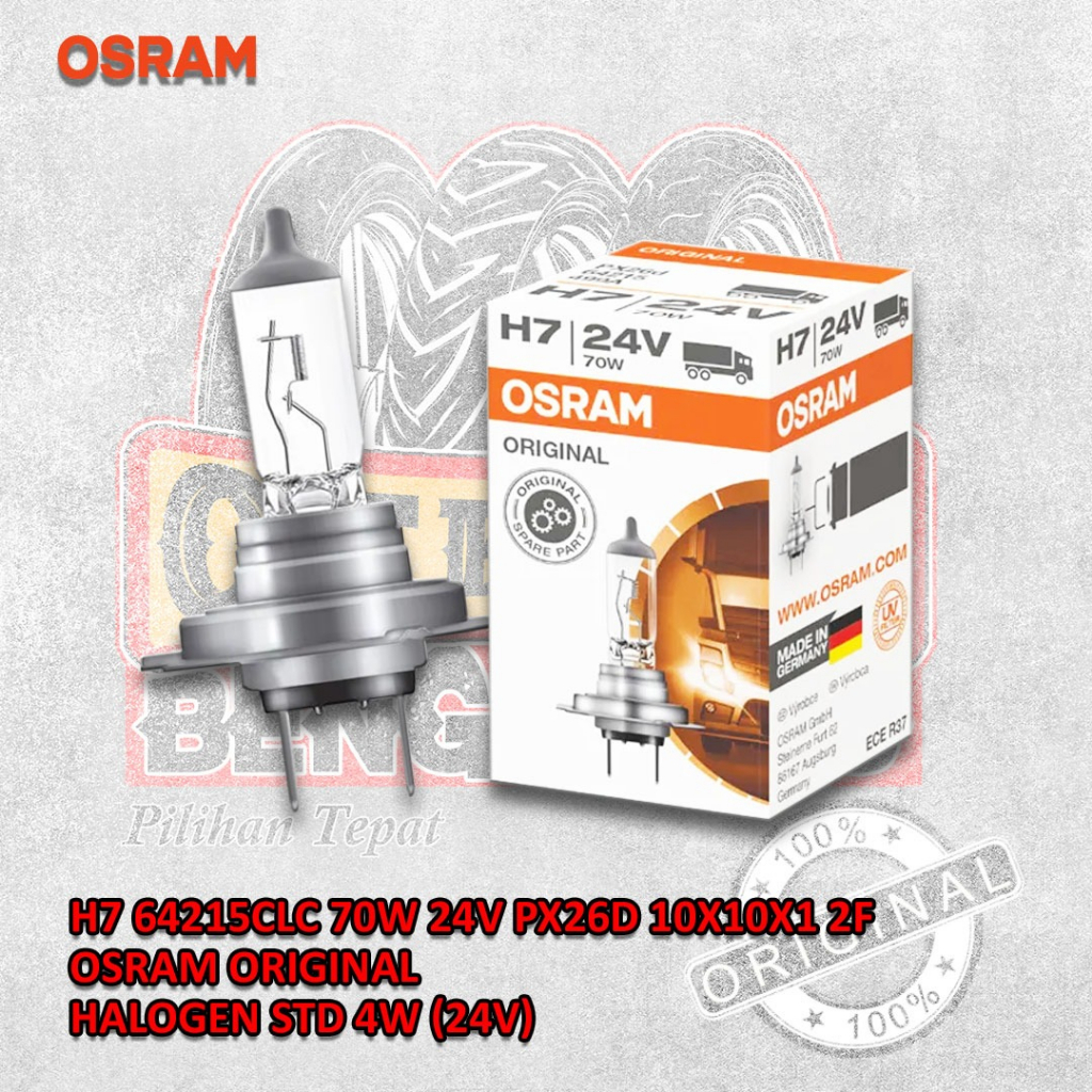 Osram Lampu Mobil Dekat Jauh Halogen Standar Mobil BMW H7 64215CLC