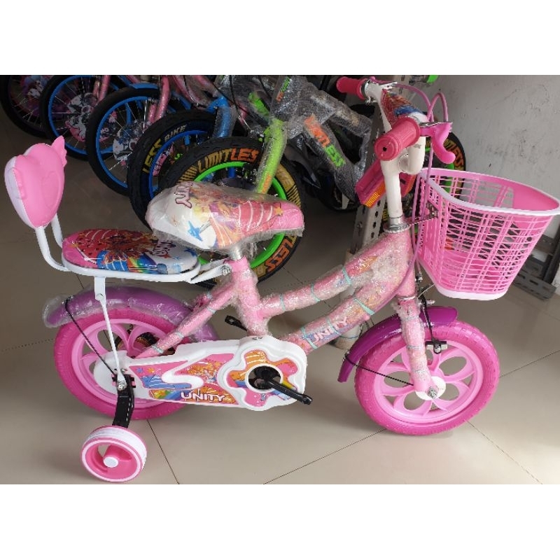 Sepeda Anak Sepeda Mini 12 inch UNITY ( PINK )