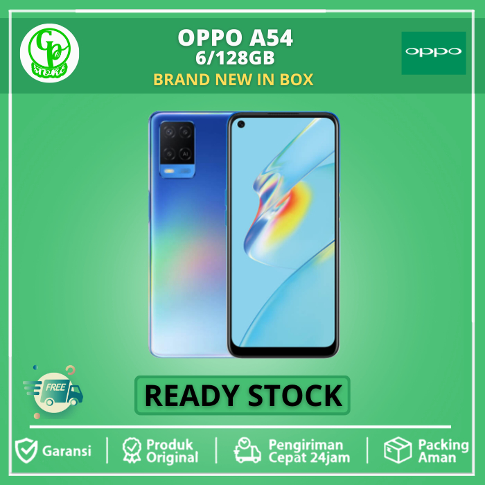 Oppo A54 6/128 GB RAM 6GB + ROM 128GB Garansi Resmi
