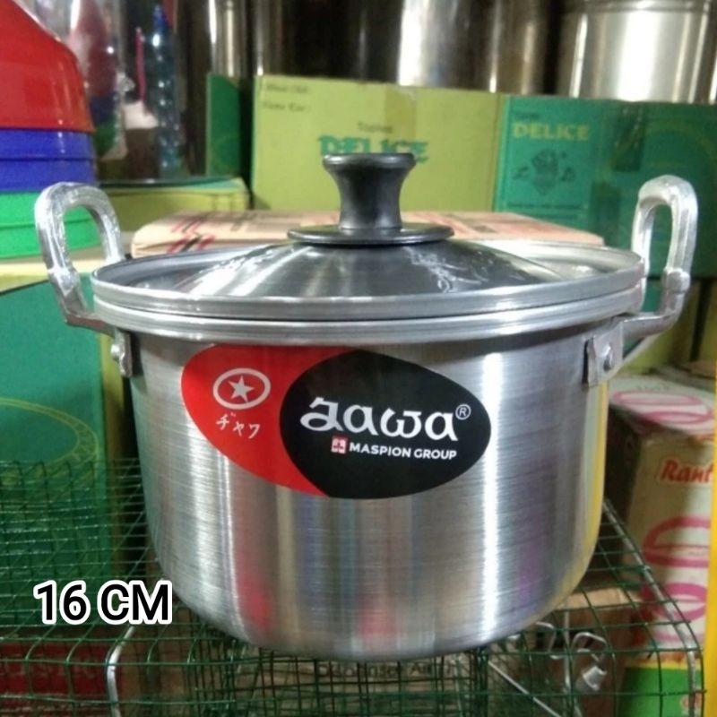 Panci jawa 16 cm/panci kecil aluminium jawa