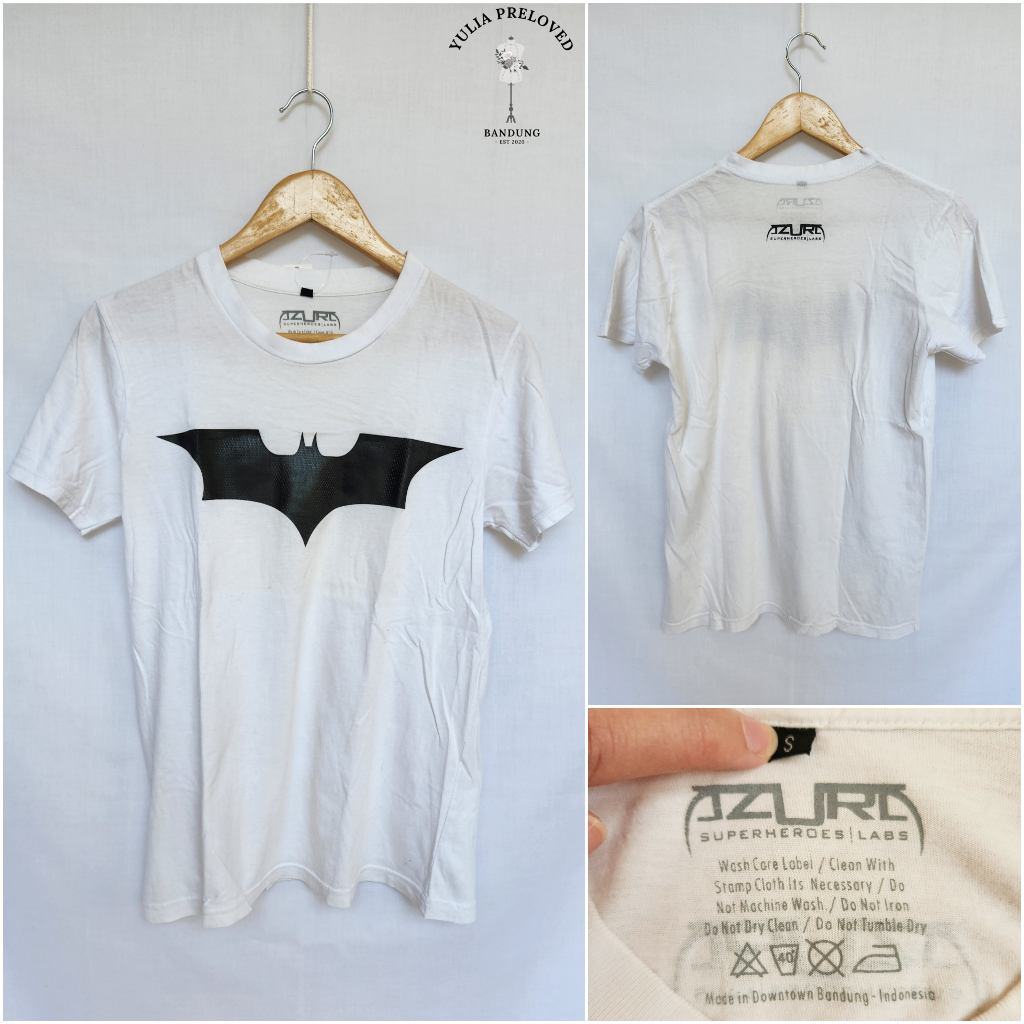 Kaos Batman Azura Superheroes Labs Putih