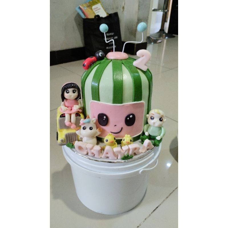 

Kue ulng tahun cake cocomelon