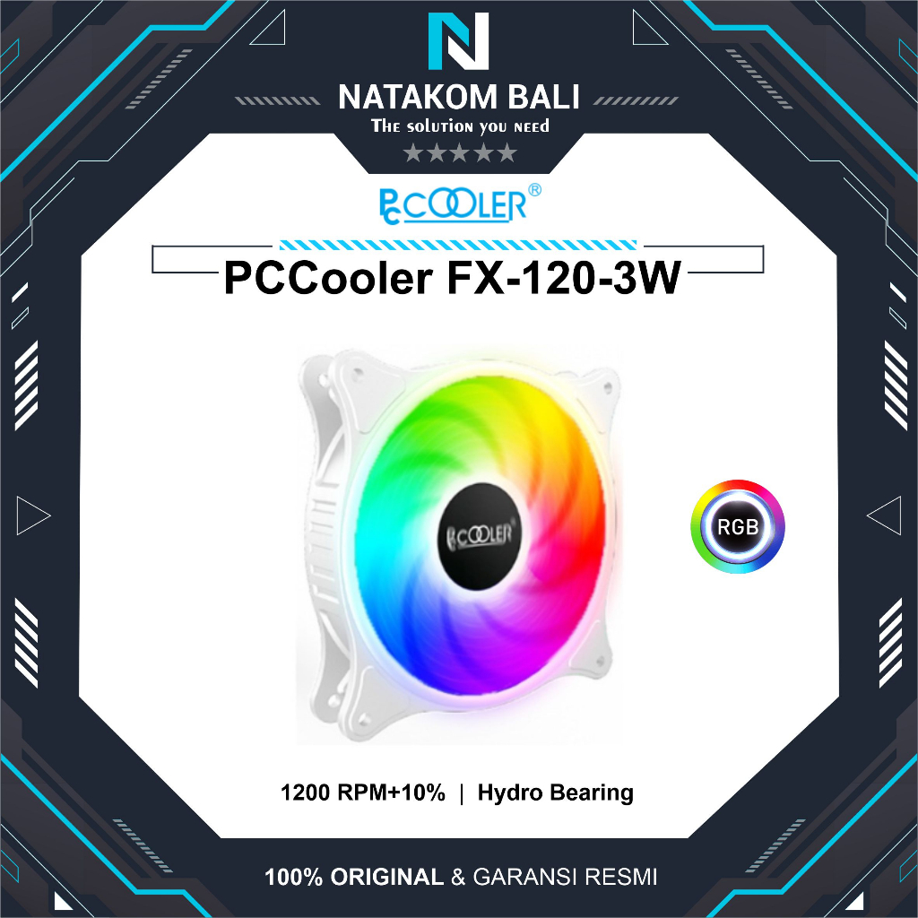 FAN CASING PCCOOLER FX-120-3W RGB
