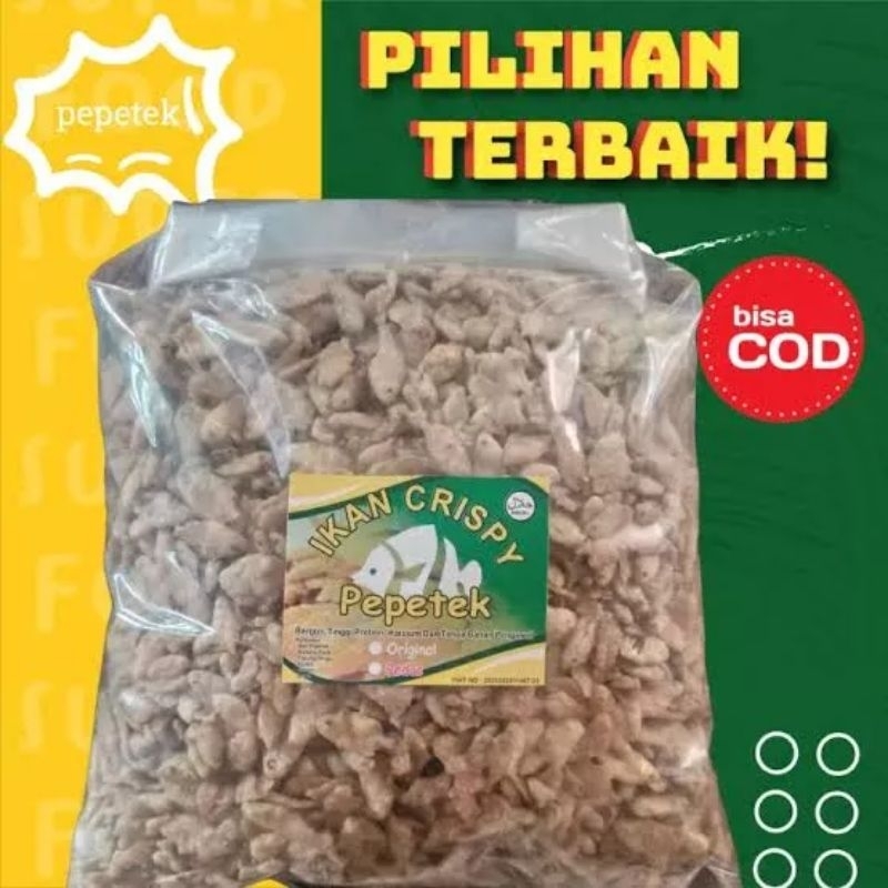 Baby fish ikan Crispy 500grm/Bumbu pedas Daun jeruk