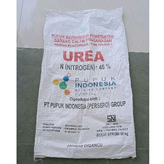 Karung pupuk urea 10 lembar
