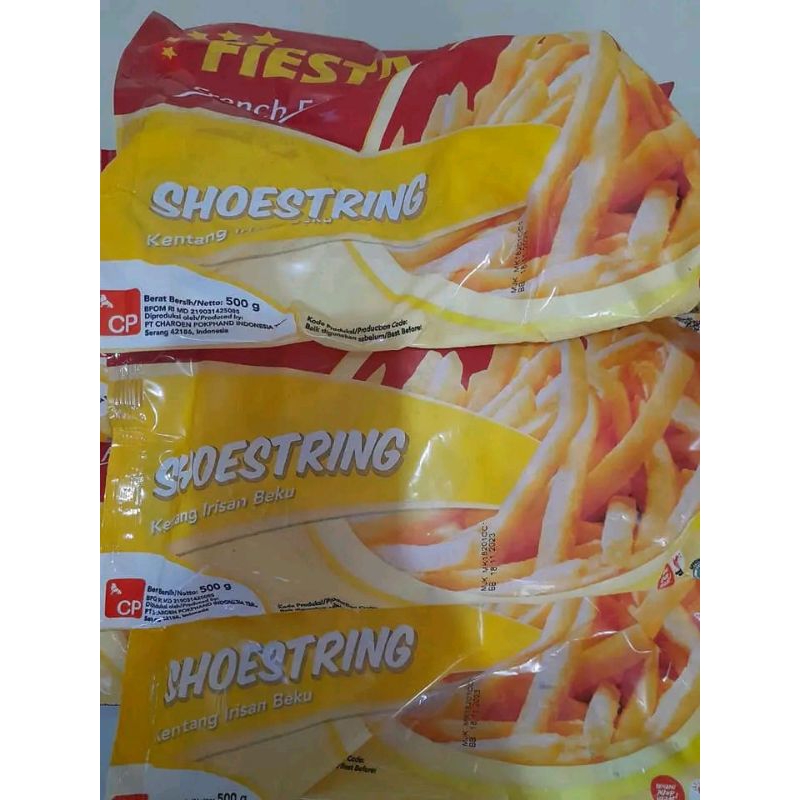 fiesta kentang shoestring 1 kg frozen food