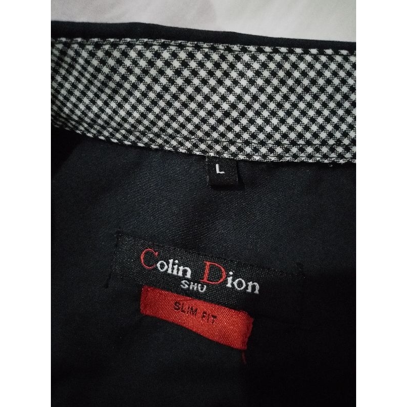 Colin Dion Shu Kemeja Pria Hitam