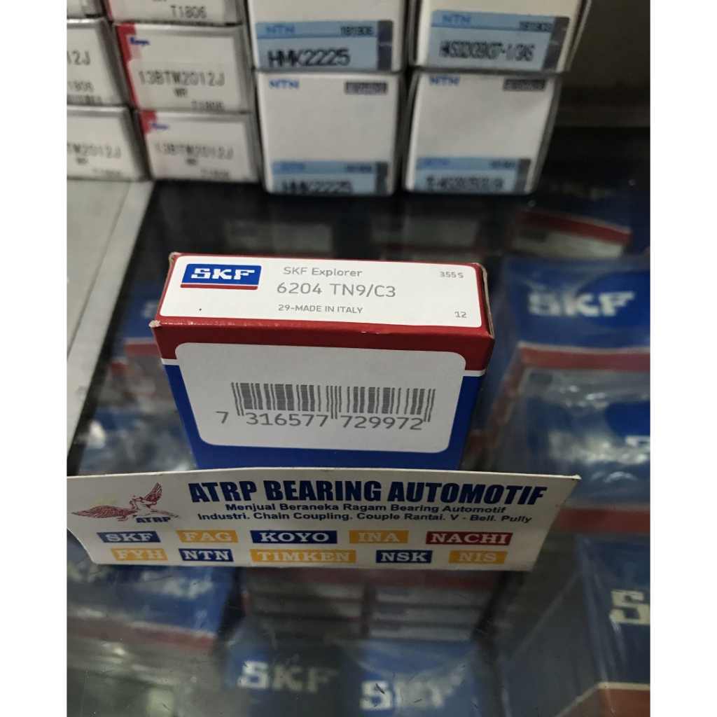 BALL BEARING 6204 TN9/C3 SKF