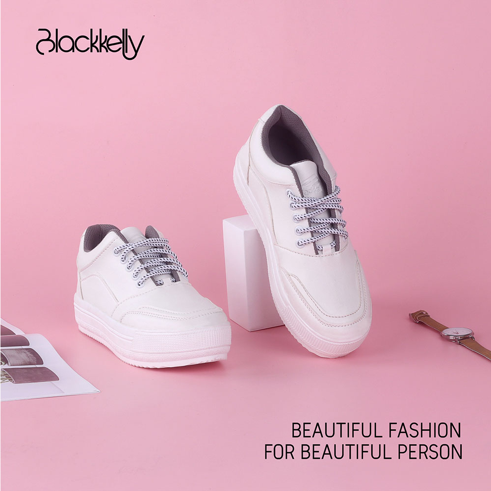 sepatu cewek cewe / sneakers wanita / sneakers cewe / sepatu putih / sepatu viral / sepatu korea