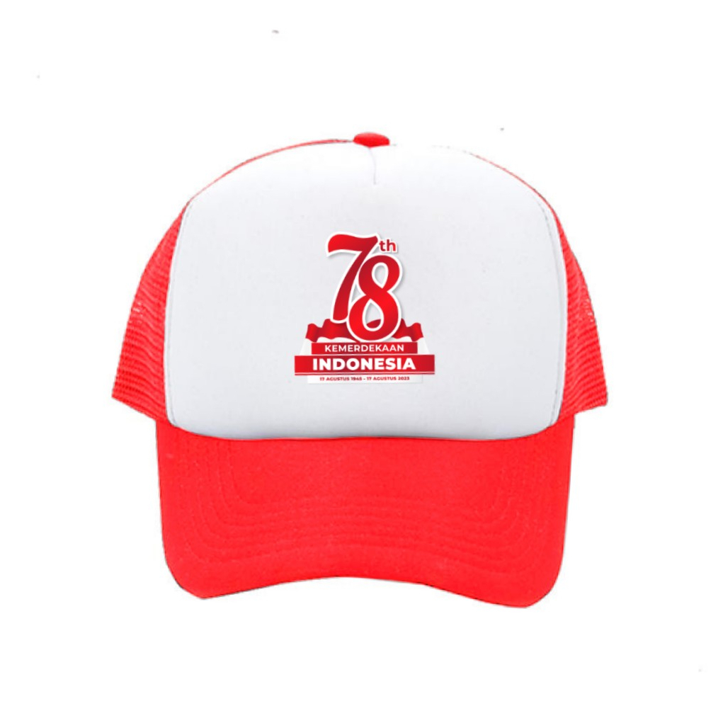 TOPI TRUCKER / BUCKET TERMURAH SPESIAL HARI KEMERDEKAAN REPUBLIK INDONESIA 17 AGUSTUS