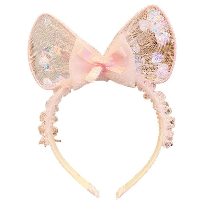 Bando Cute Karakter Bunny &amp; Kucing Anak Perempuan Impor Premium