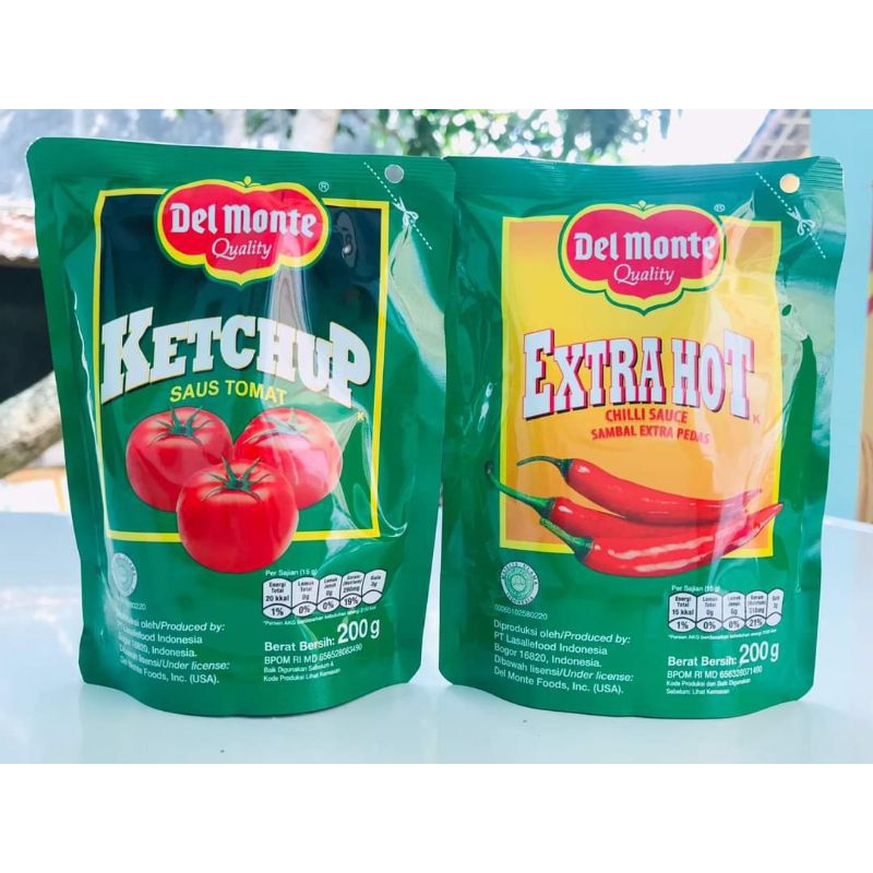 Delmonte saos extra hot / saos tomat 200 gr