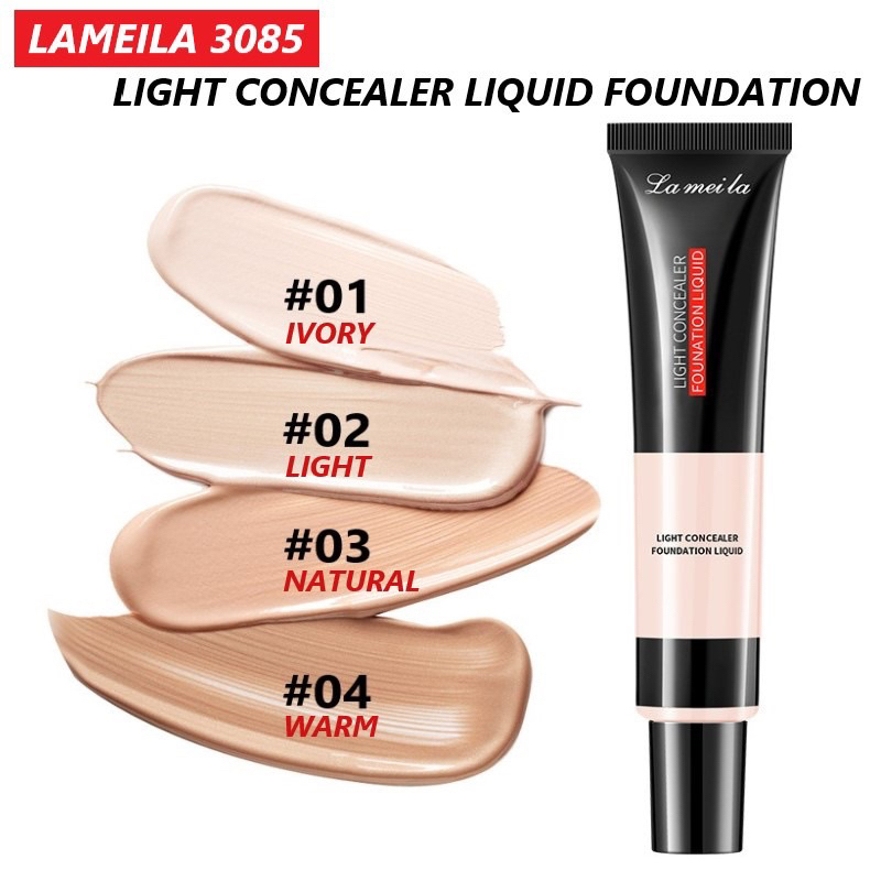 LAMEILA Liquid Foundation Light Concealer Natural Clear