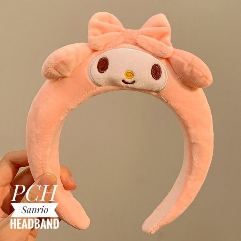 PCH BANDO SANRIO FLUFFY 3D / Bando Pompompurin / Bando Kuromi / Melody / Cinnamoroll