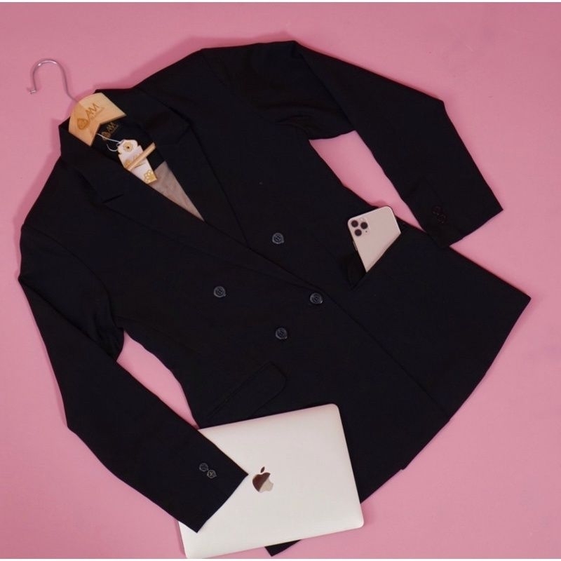 Blazer Wanita Preloved - Hitam