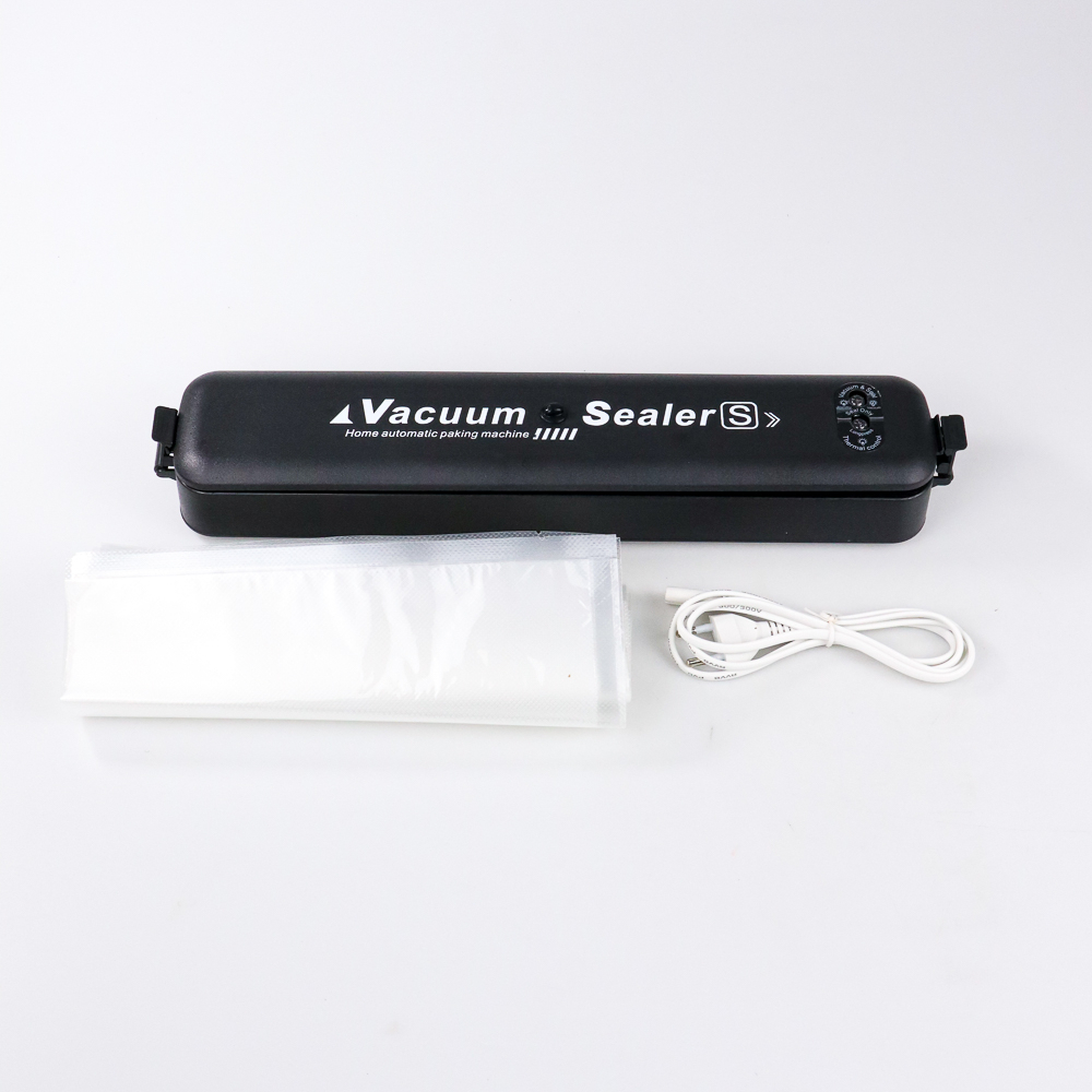 Vacuum Sealer Elektrik Plastik Pembungkus Makanan 240V 80W - Black