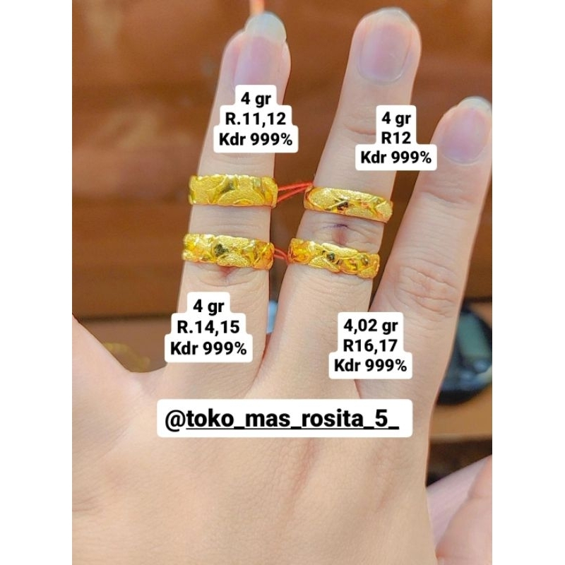 cincin ukir 999