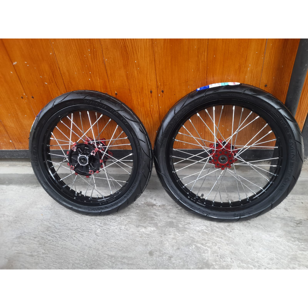 Wheelset Semi Cacing Honda CRF 150 L Ring 17