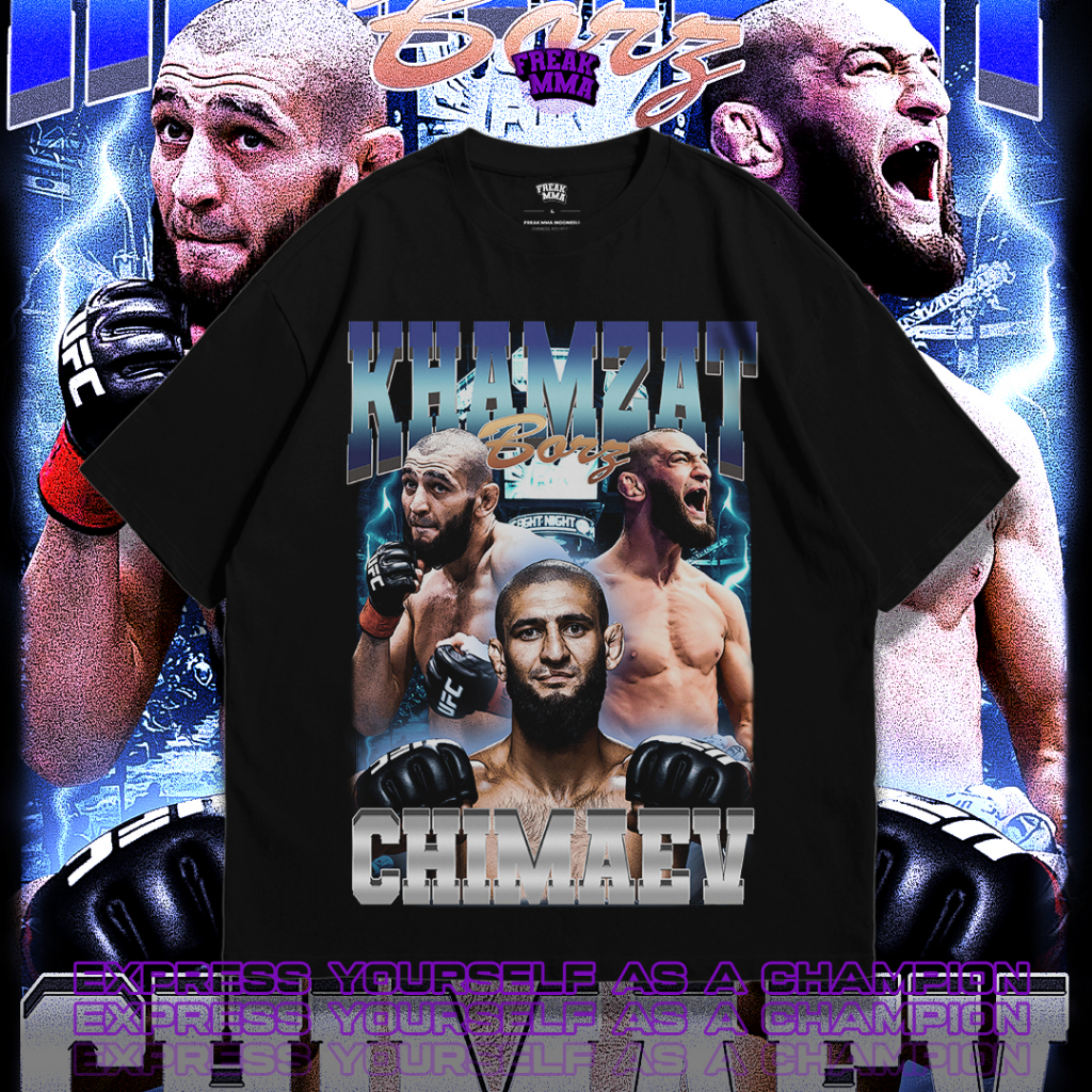 Freak MMA Kaos Oversized Khamzat "Borz" Chimaev | Baju UFC