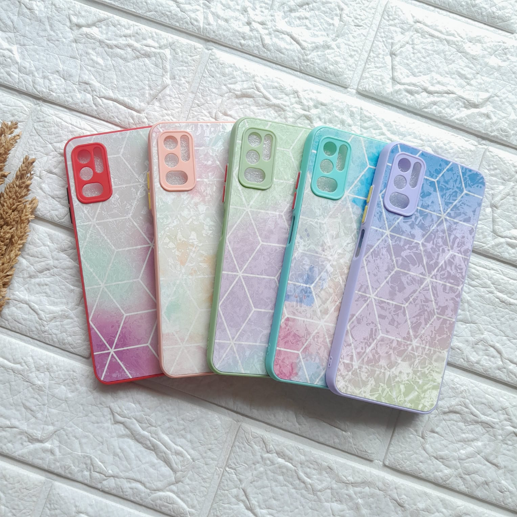 Case Softcase Casing Silikon Karakter Hologram Marble REALME C11 C12 C15 C25 C25S