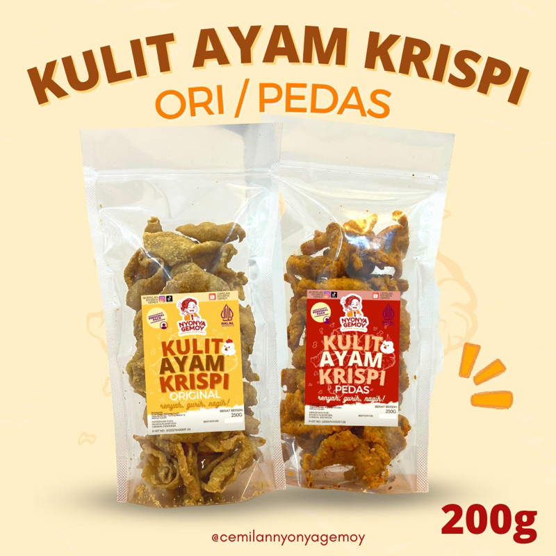 

Kulit Ayam Krispi Nyonya Gemoy